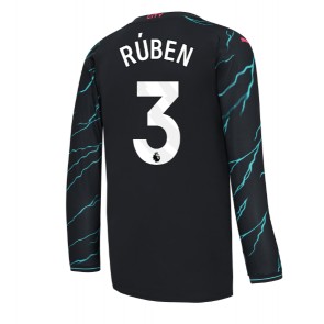 Manchester City Ruben Dias #3 Rezervni Dres 2023-24 Dugim Rukavima